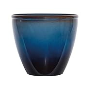 Suncast Resin Planter, Blue/Brown