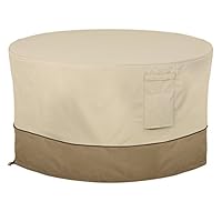 Round Fire Pit Table Cover