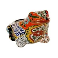 Small Talavera froggy planter