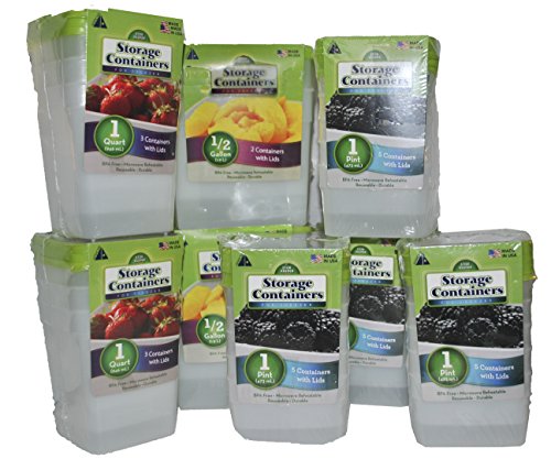 30 Piece Freezer Storage Container Set