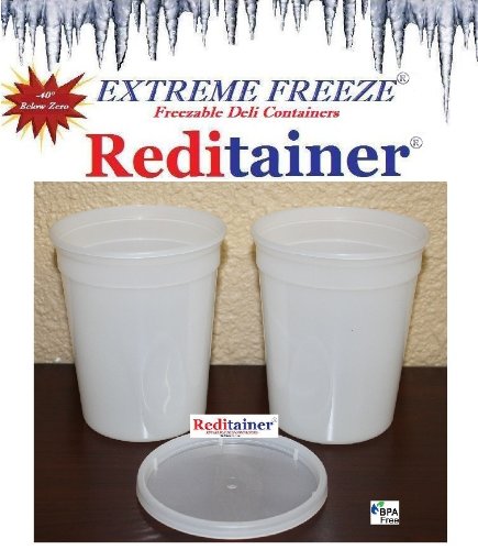 Reditainer Extreme Freeze Deli Food Containers with Lids