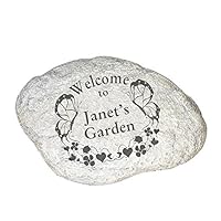 Butterfly Welcome Personalized Garden Stone