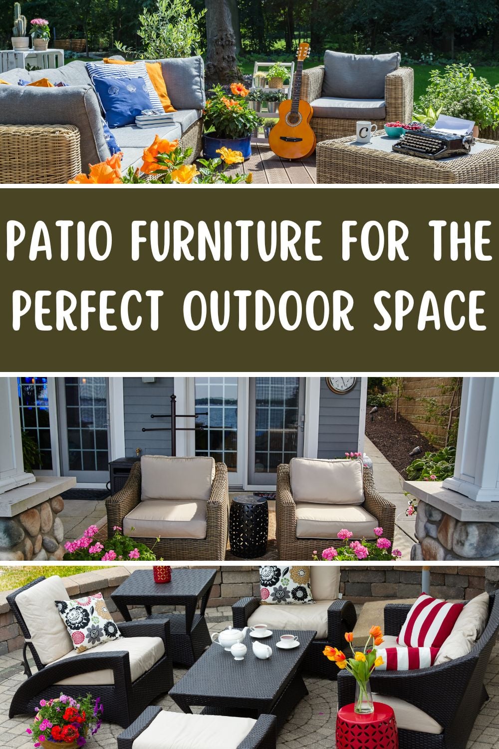 patio furniture for the perfect outdoor space.