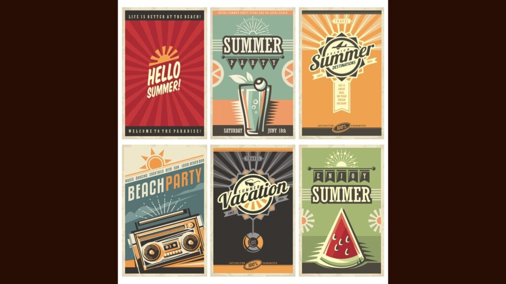 vintage ads summer